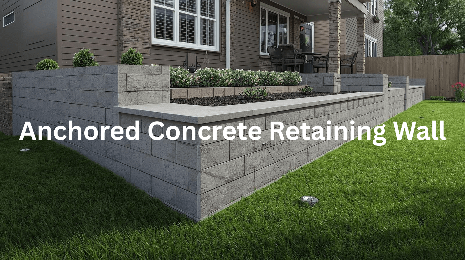 Anchored Concrete Retaining Wall Bakersfield