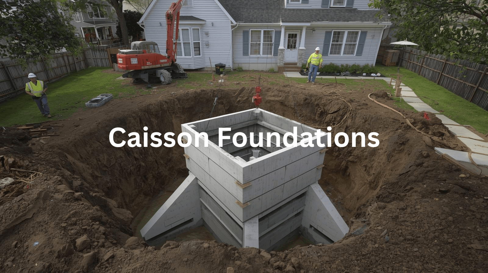 Caisson foundations in bakersfield