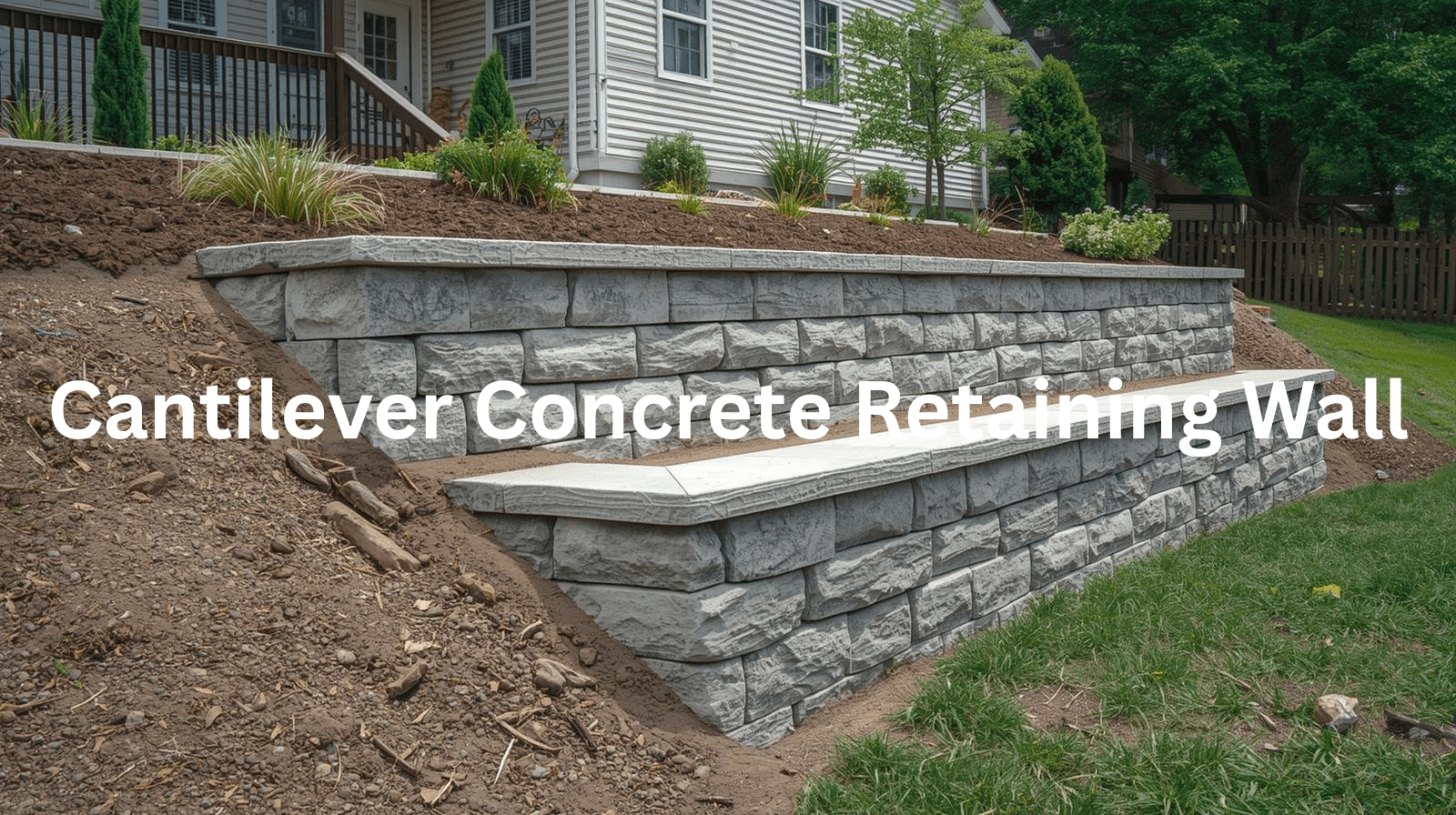 Cantilever Concrete Retaining Wall Bakersfield