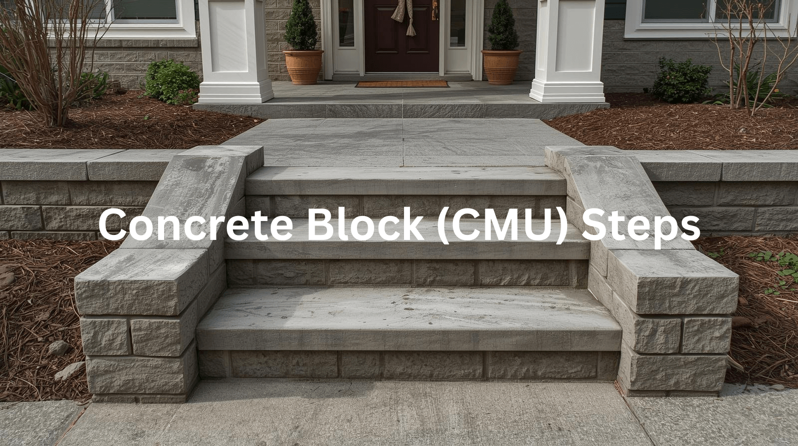 Concrete Block Steps Bakersfield