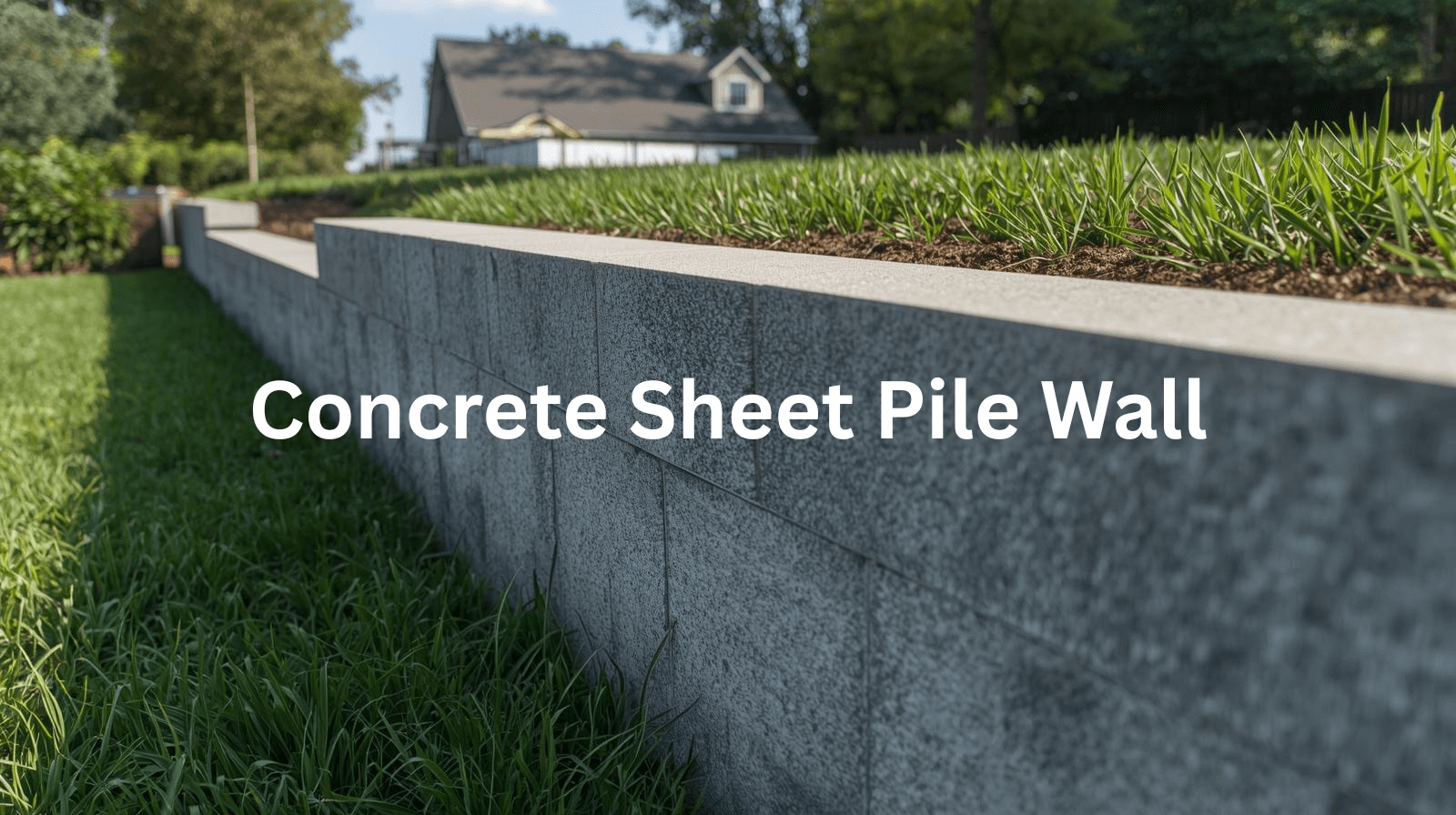 Concrete Sheet Pile Wall Bakersfield