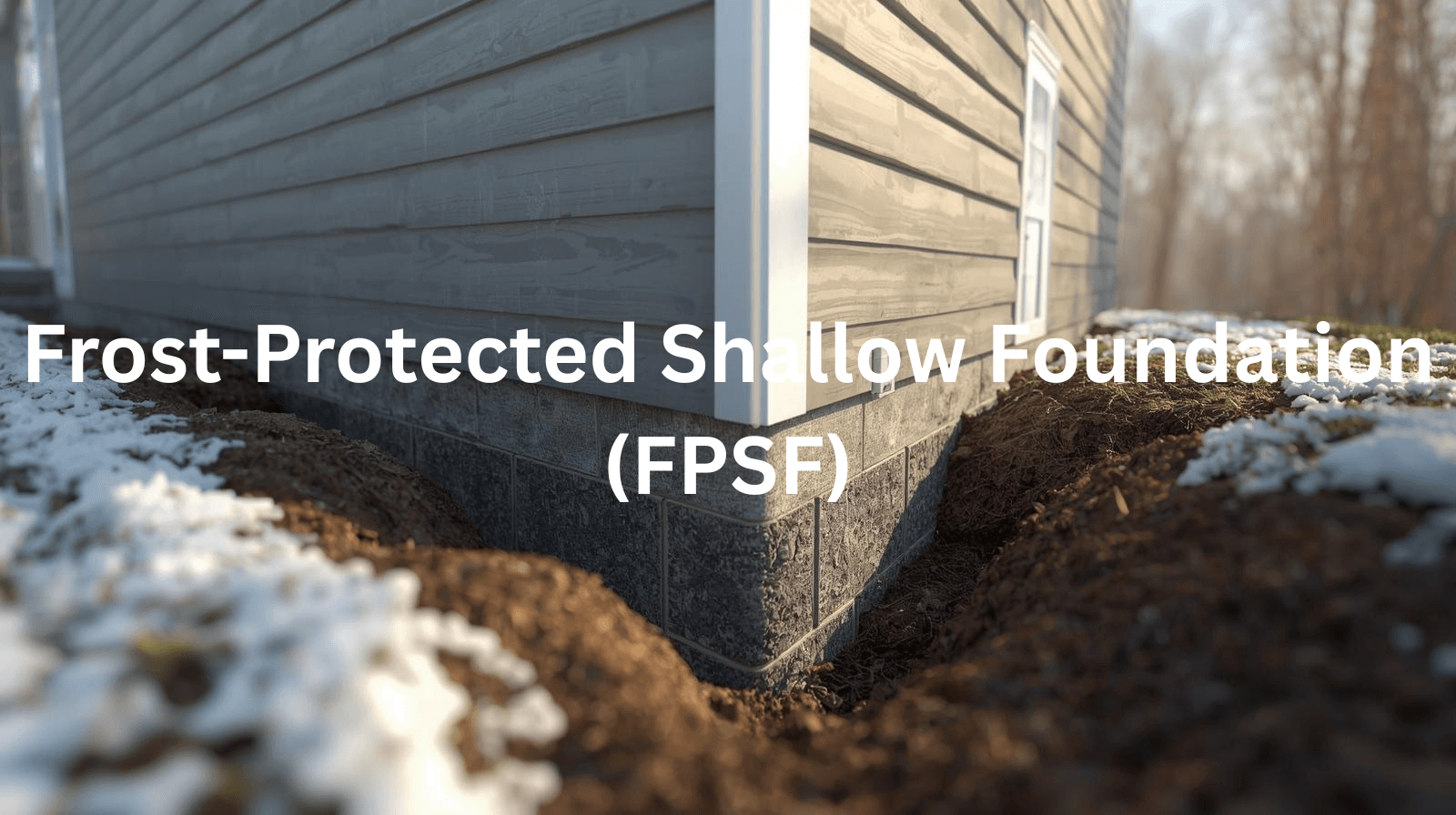 Frost Protected Shallow Foundation in Bakersfield