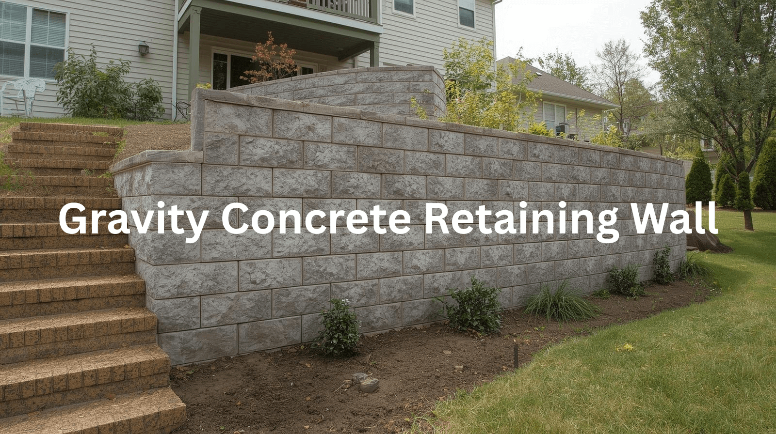 Gravity Concrete Retaining Wall Bakersfield