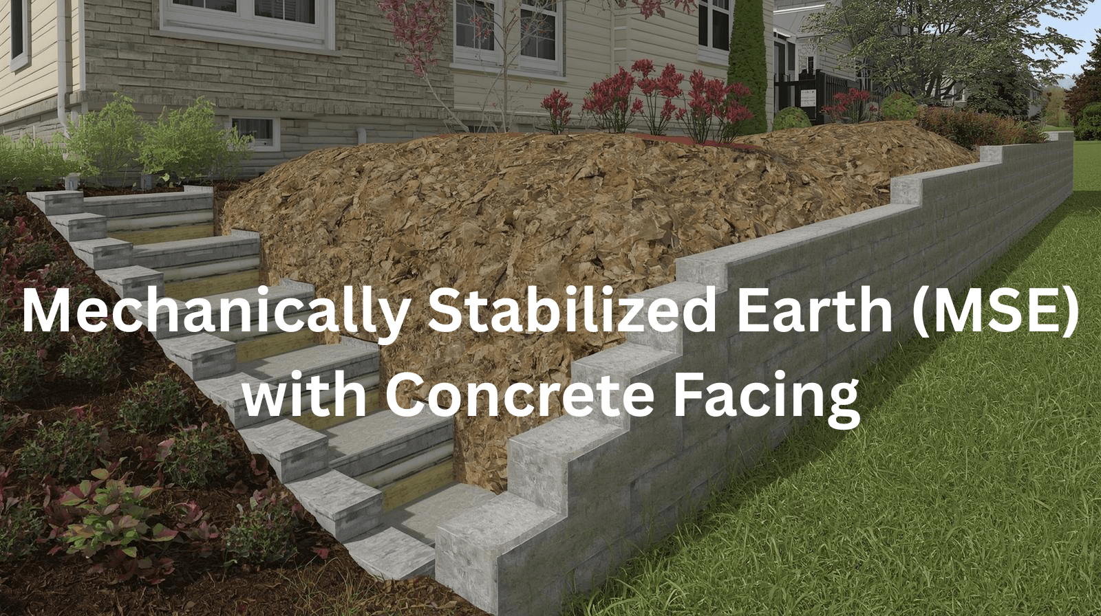 Mechanically Stabilized Earth (MSE) with Concrete Facing