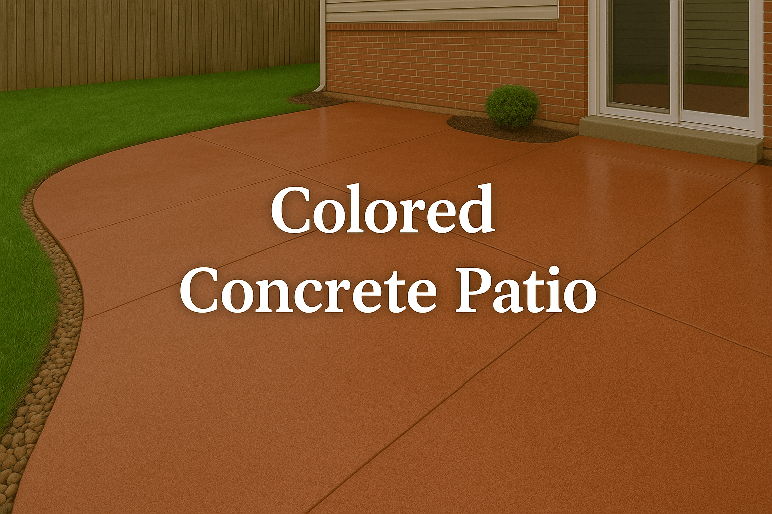 colored concrete patio bakersfield
