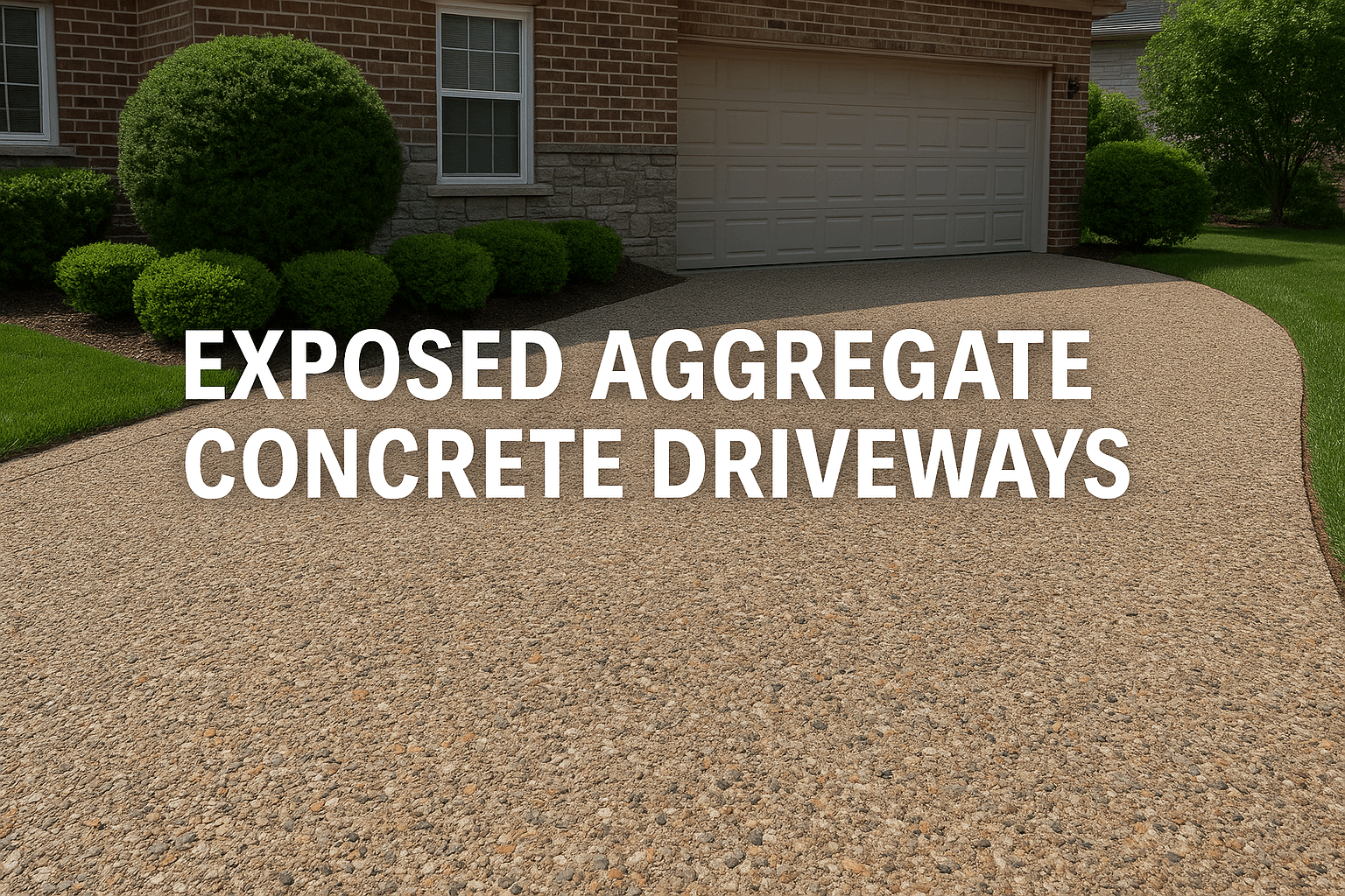 Exposed Aggregate Driveways Bakersfield
