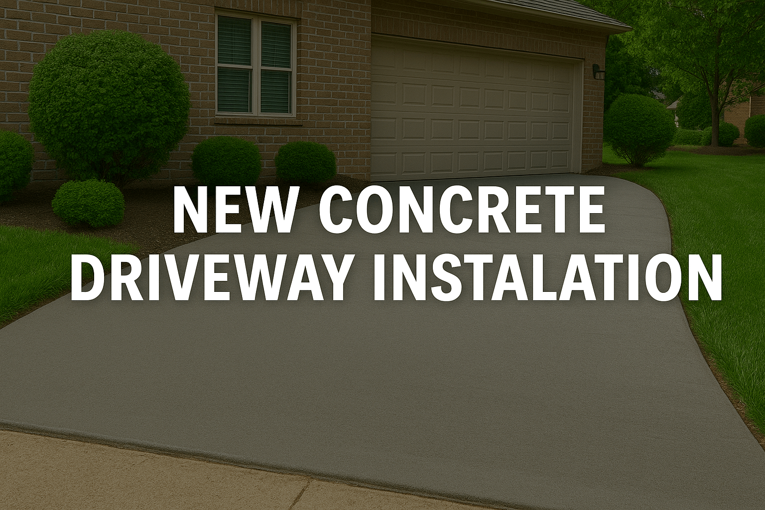 new concrete driveway installation bakersfield, ca