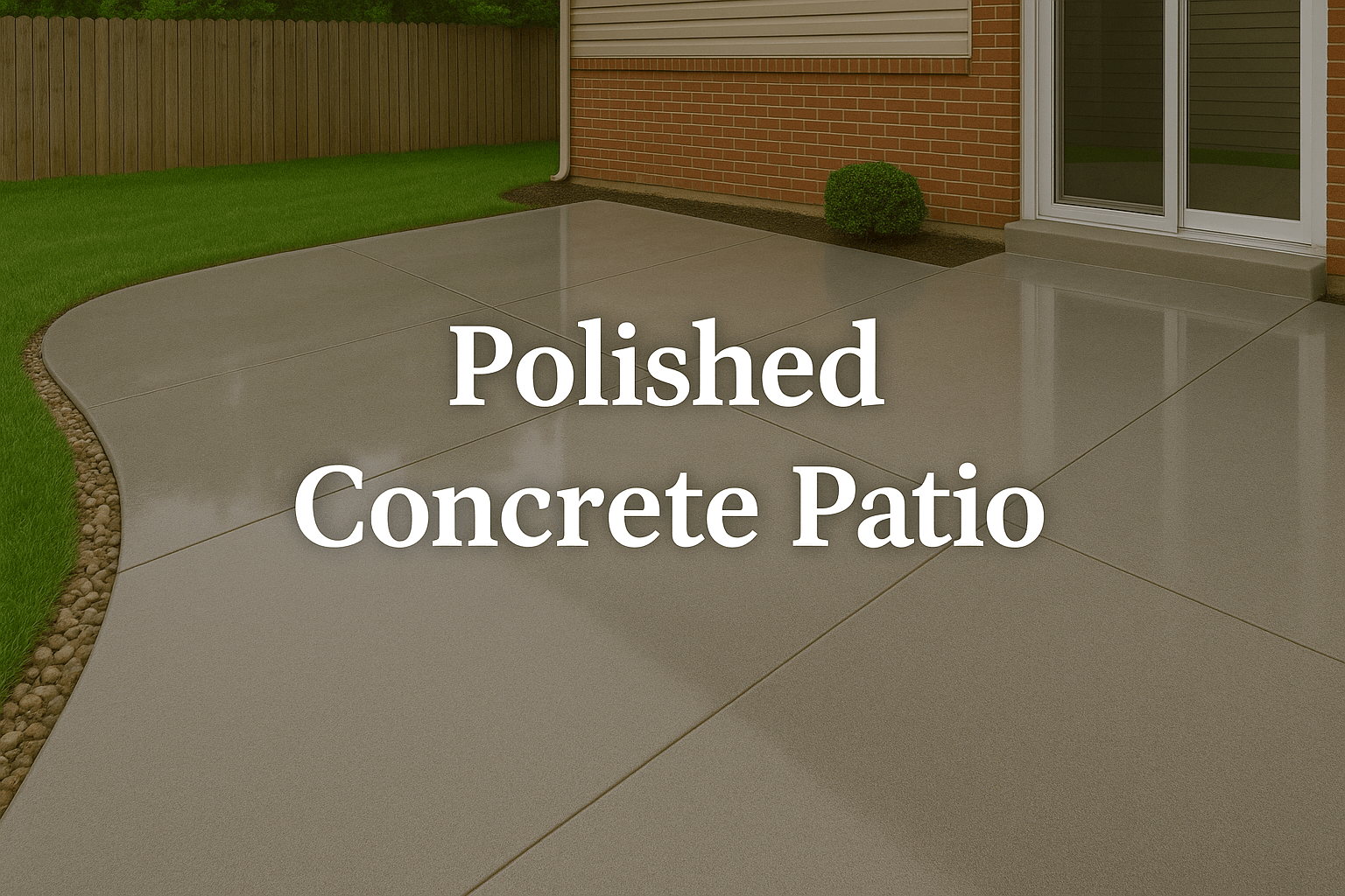 polished concrete patio bakersfield