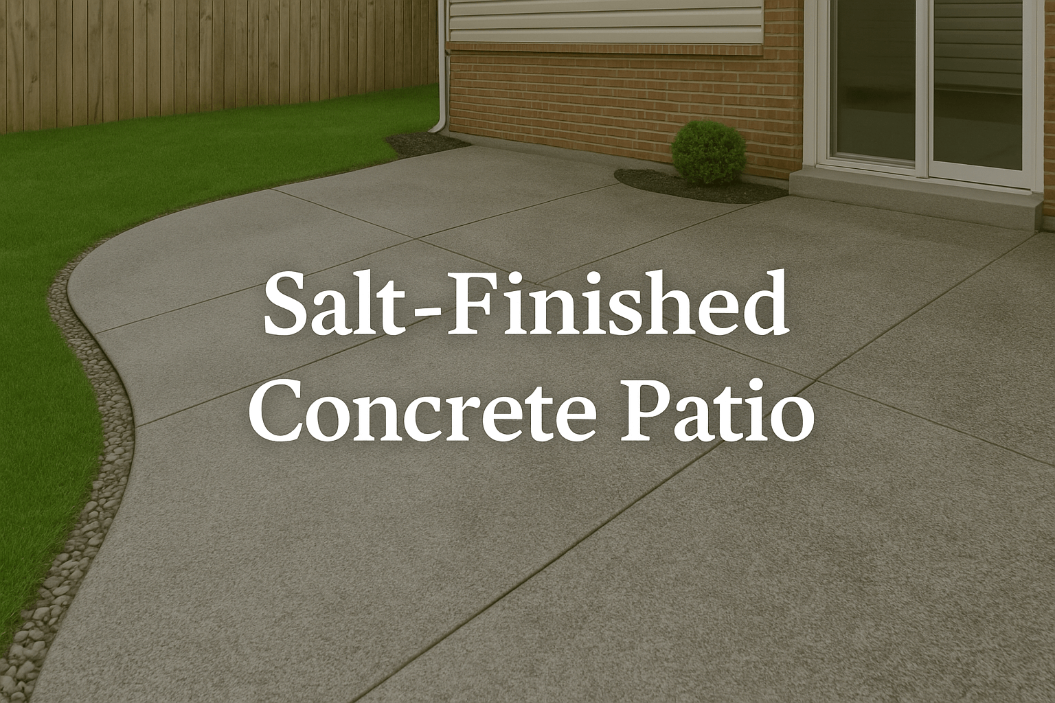 salt finished concrete patio bakersfield