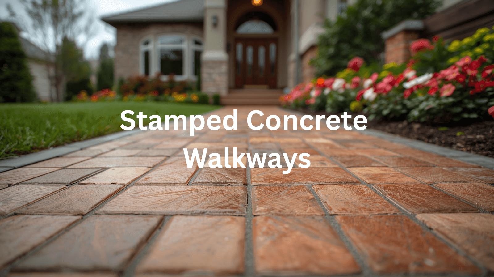 stamped concrete walkways bakersfield